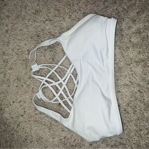 White Strappy Women's Bralette
